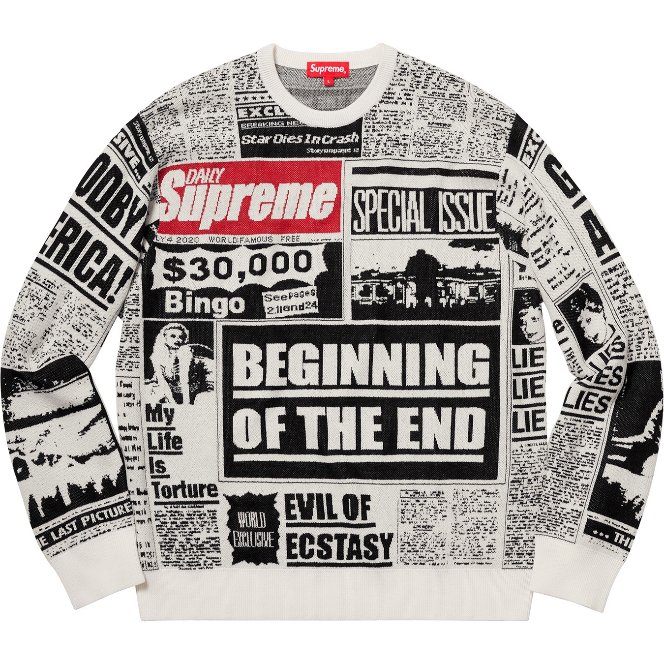 Newsprint Sweater view 3